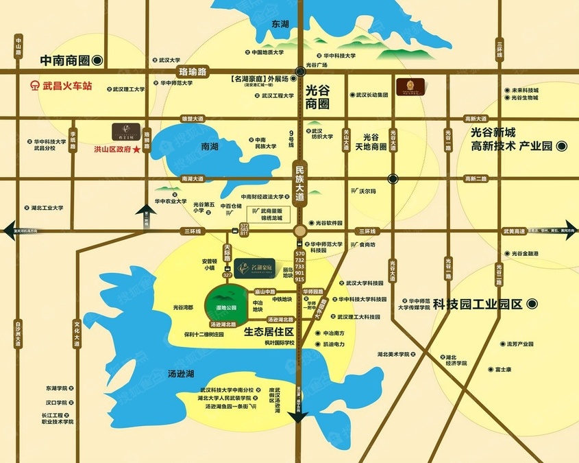 名湖豪庭別墅裝修設(shè)計(jì)